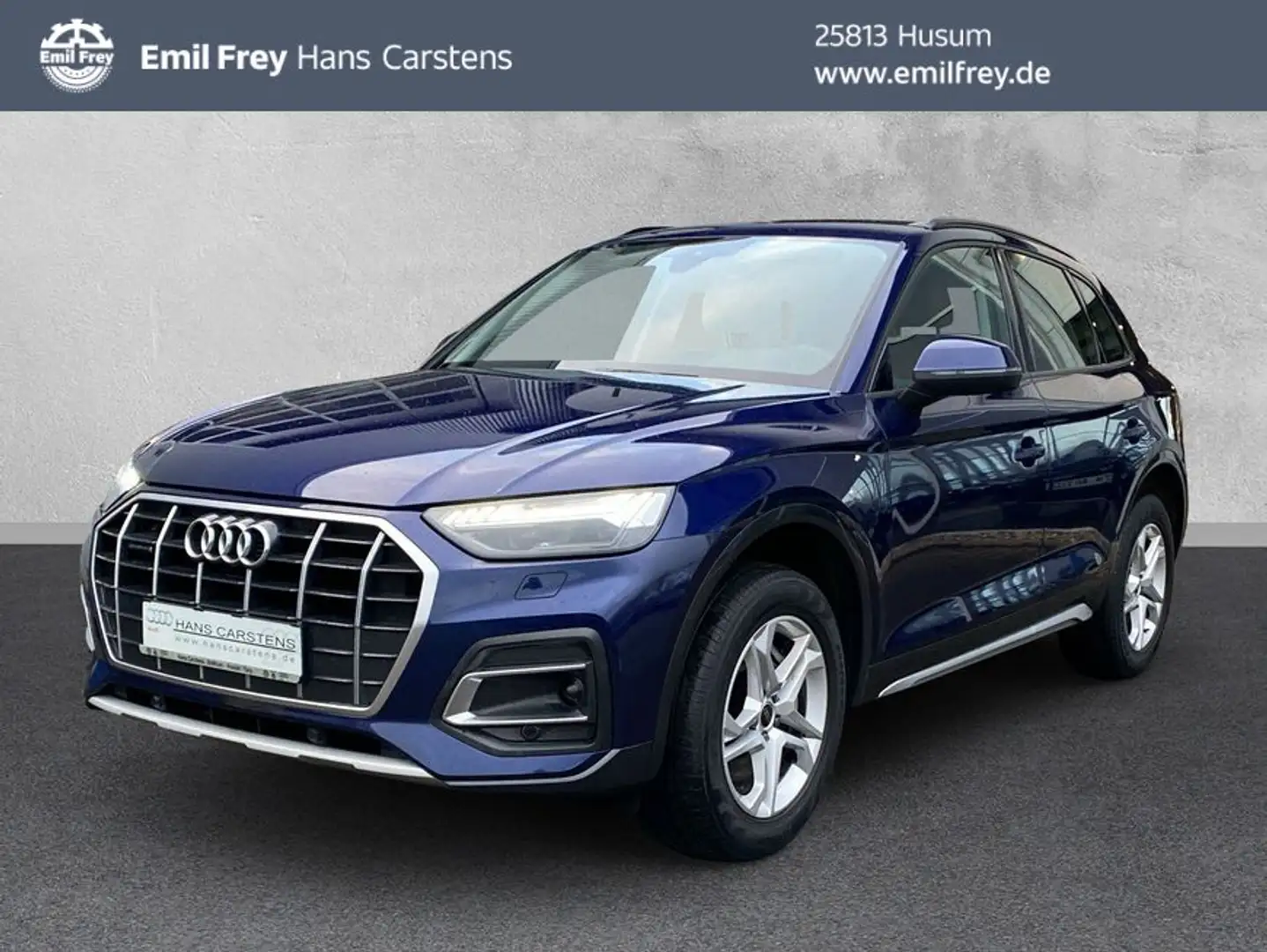 Audi Q5 advanced 50 TDI quattro tiptronic AHK Tempomat Blau - 1