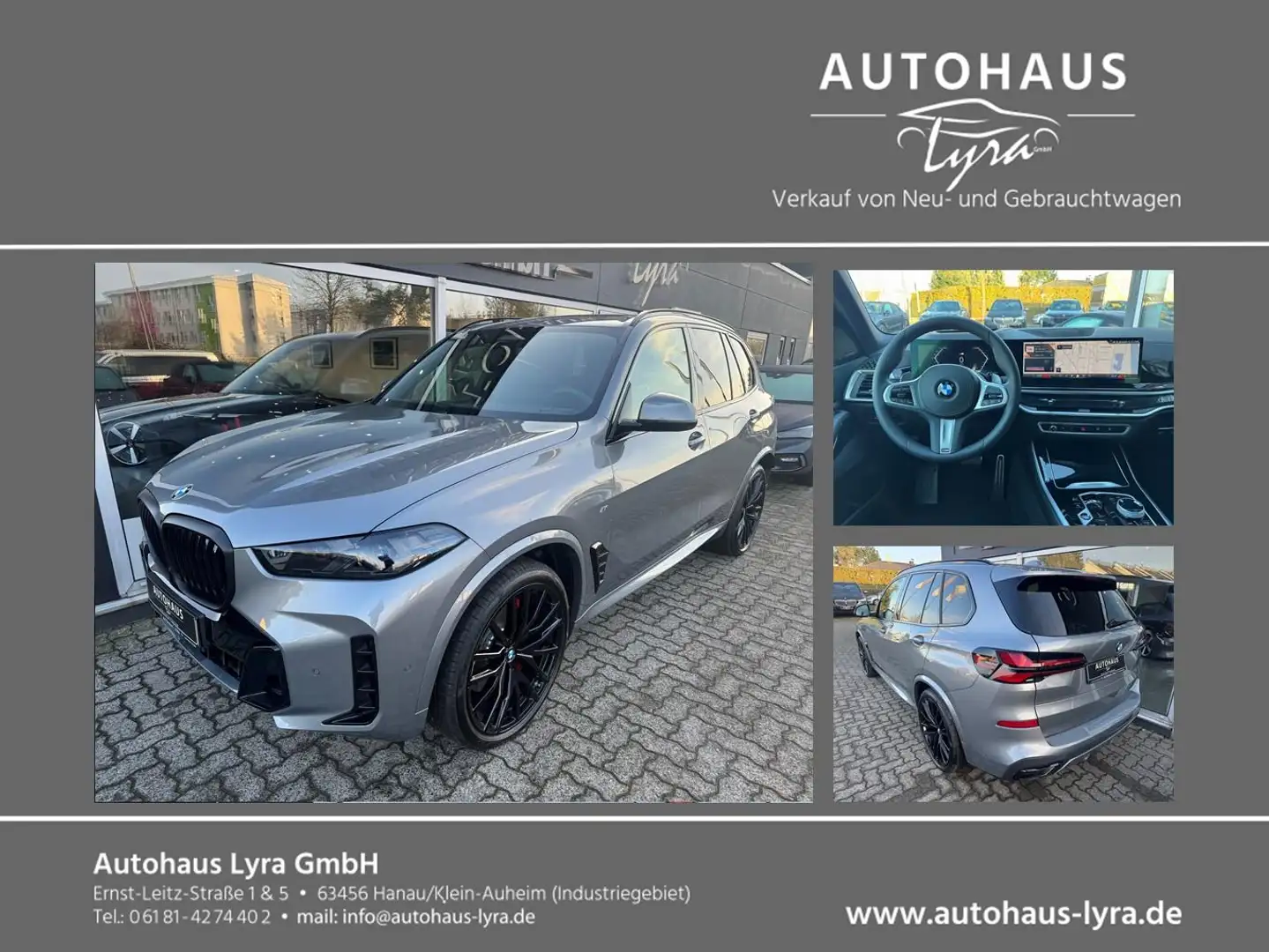 BMW X5 40 i xDrive M-Sport Pro*LED*PANO*H&K*AHK*LUFT Gris - 1