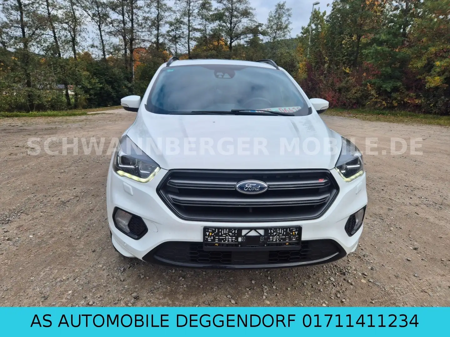 Ford Kuga ST-Line-KAMERA-PANO-AHK-EURO6-SHZ-ALLRAD Blanc - 2