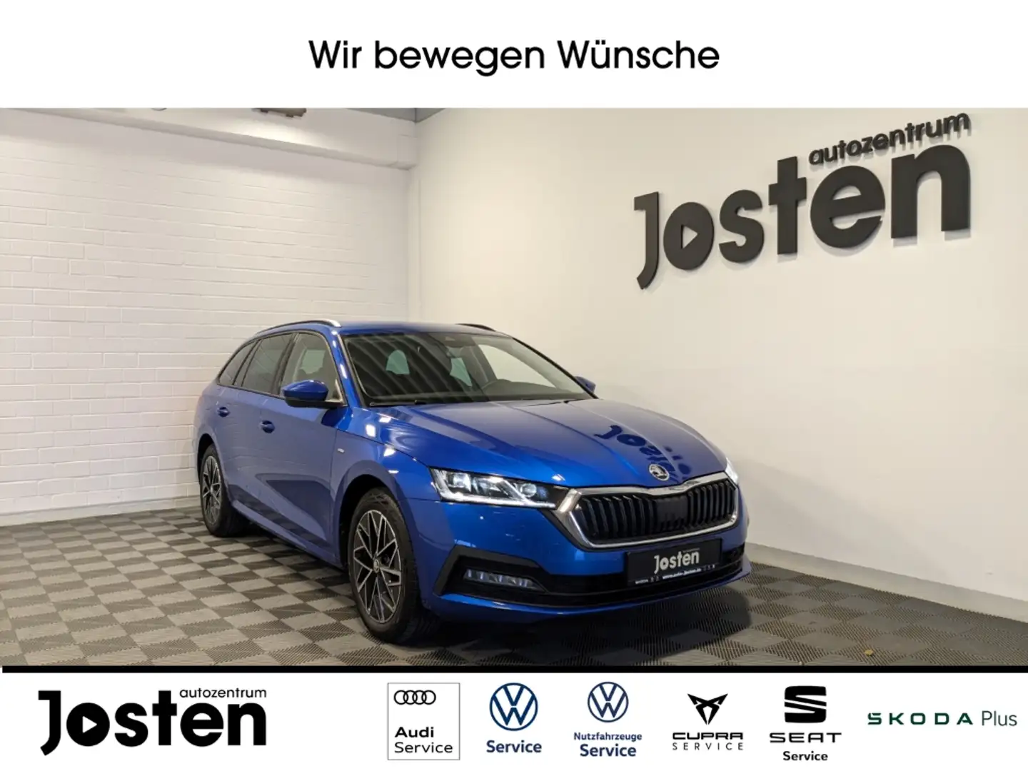 Skoda Octavia 2.0 TDI DSG Matrix CarPlay SHZ Columbus Blau - 1