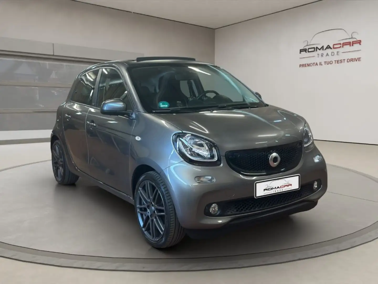smart forFour 90 0.9 Turbo twinamic Cabrio Prime CERCHI BRABUS Grigio - 2