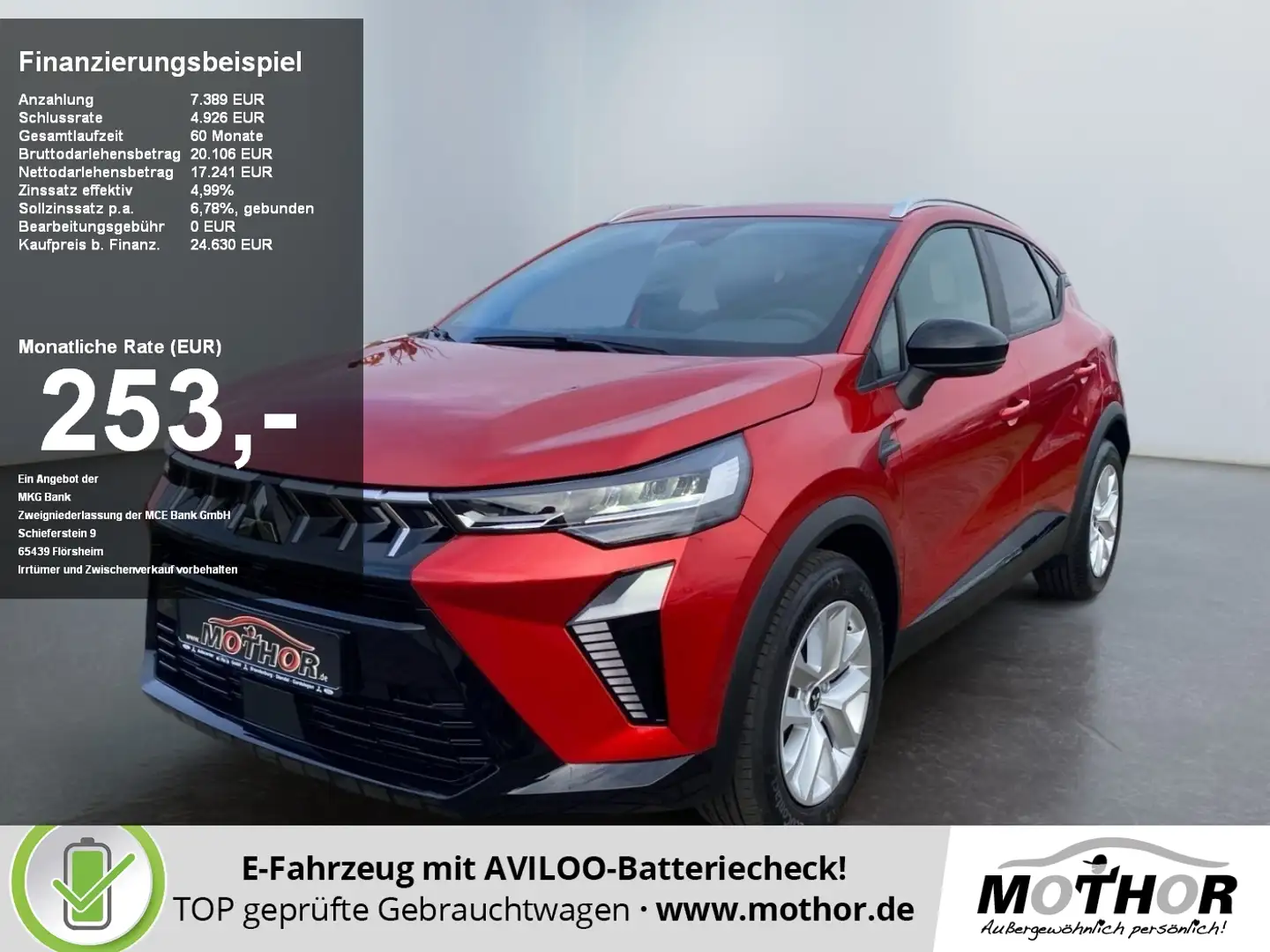 Mitsubishi ASX Plus Mildhybrid 1,3l Turbo TEMP SHZ NAVI Rojo - 1