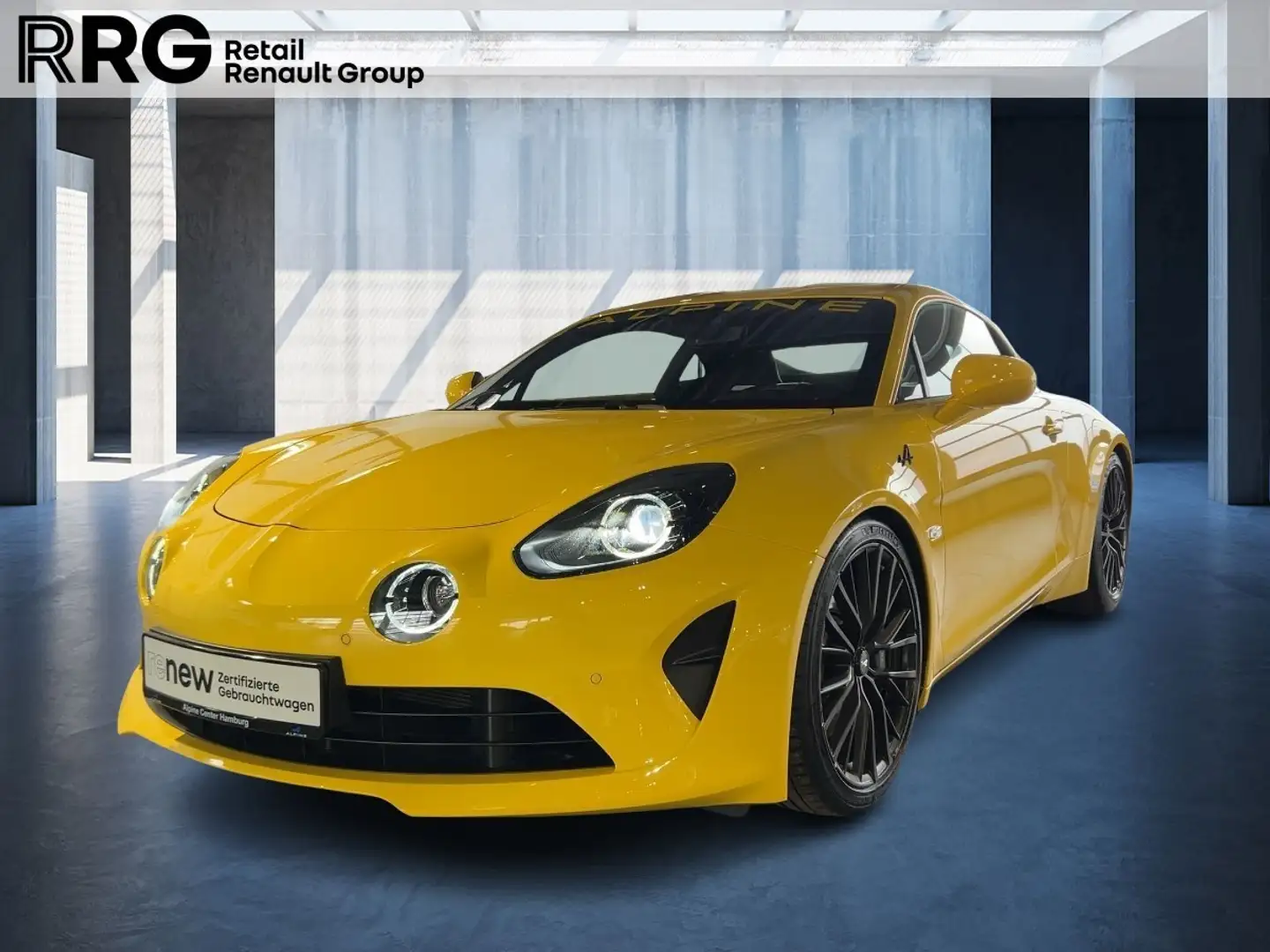 Alpine A110 ALPINE Color Edition 2020 PDC KLIMA BT Regensensor Gelb - 1