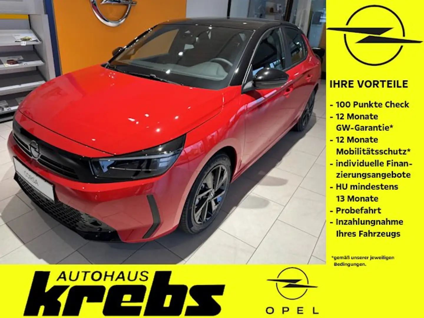 Opel Corsa 1.2 DI Turbo YES - Sitzheizung - wenig km Rood - 1