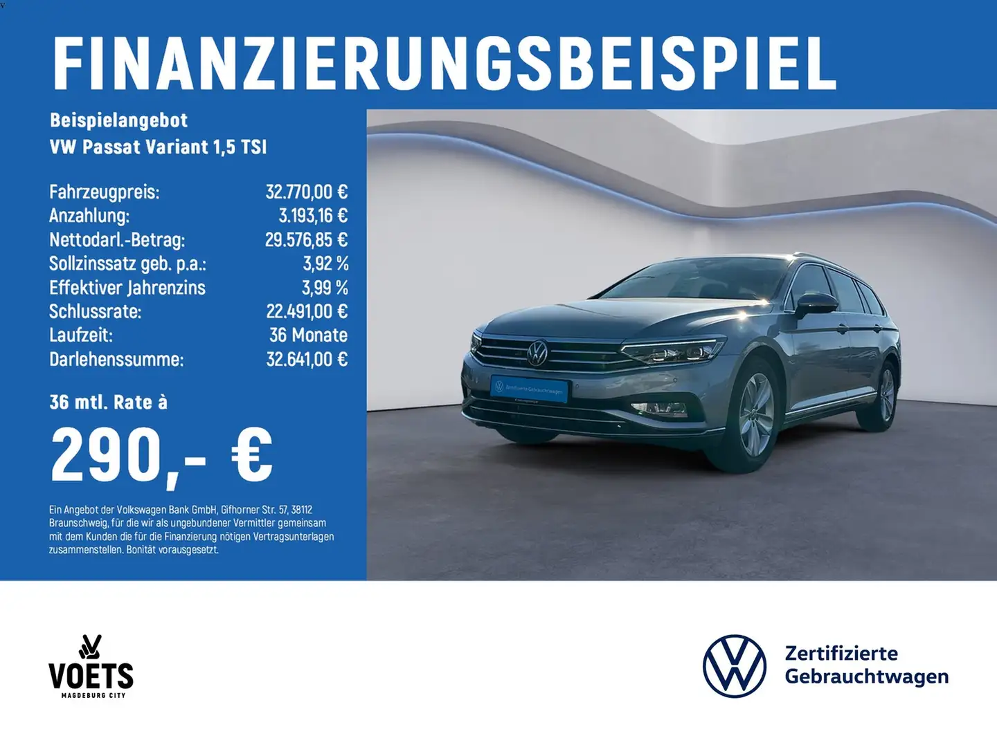 Volkswagen Passat Variant 1,5 TSI Elegance DSG+KAM+PANO+IQ-LIGHT Gris - 2
