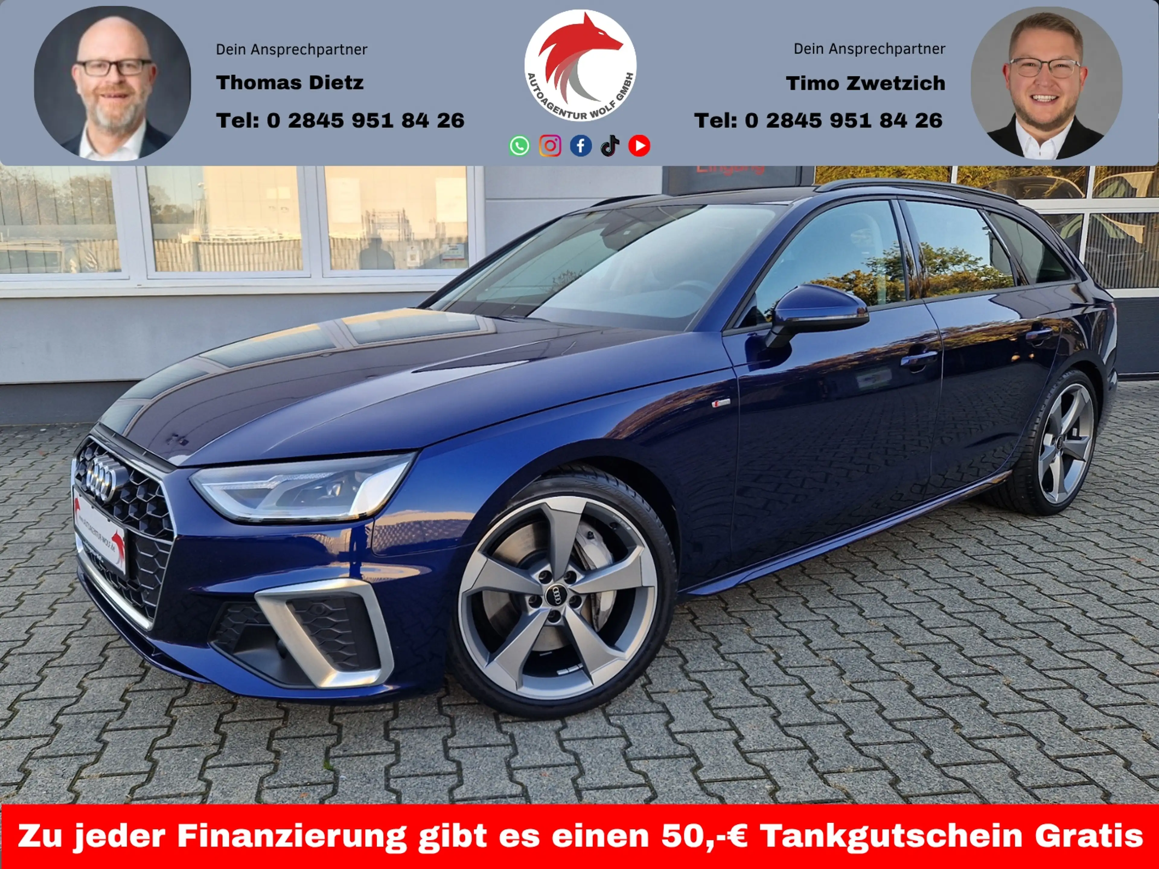 Audi A4 Avant S line 50 TDI Quattro *AHK*Digi Cockpit
