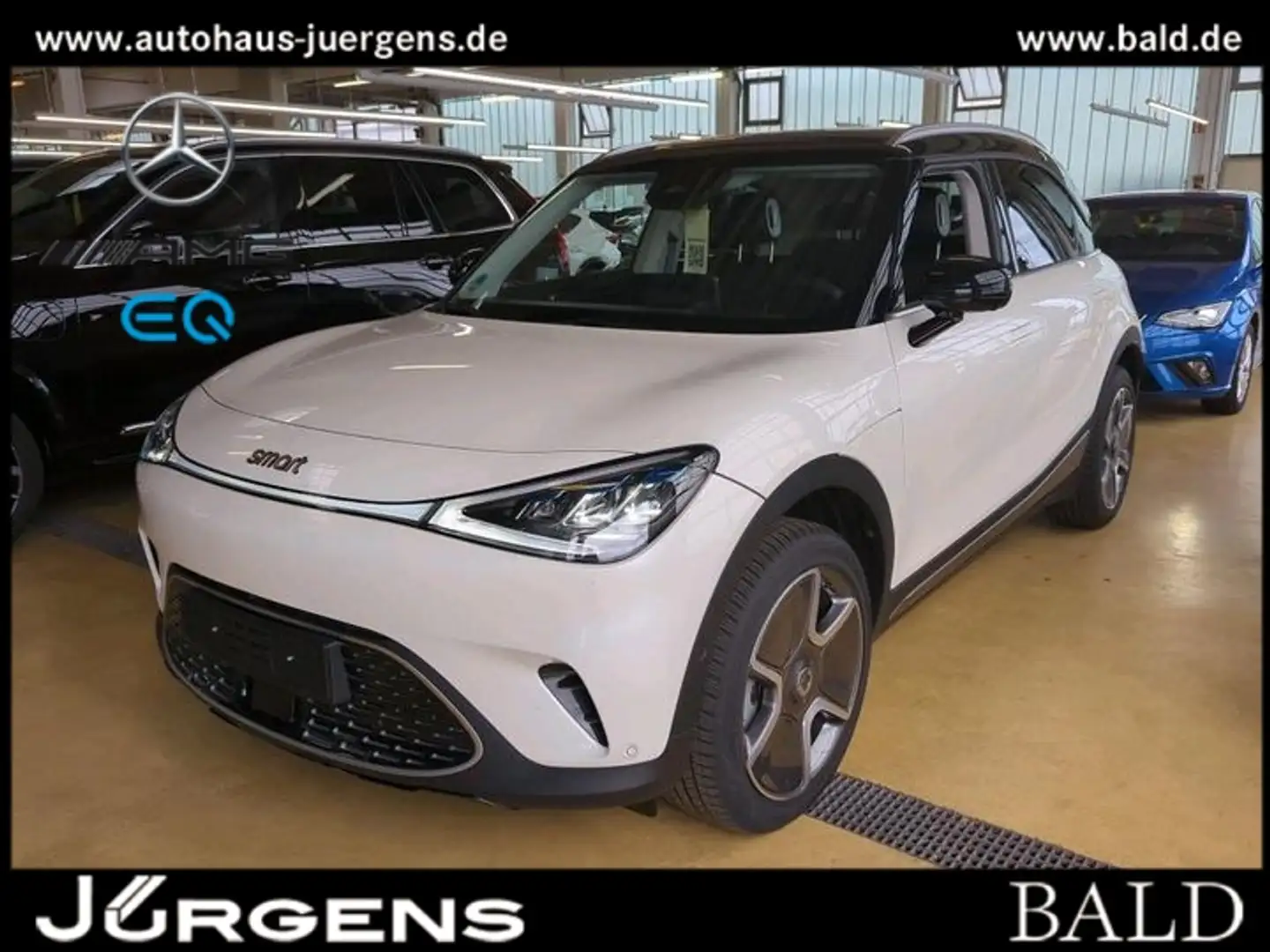 smart #1 Pulse AWD #Pano#Memo#Distr#Ambi#360°#Head-up Bianco - 1