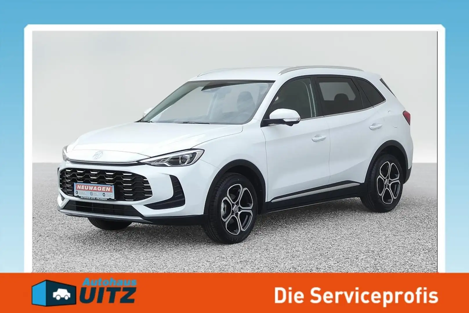MG ZS + 1,5 Deluxe +LED+360°+ACC+NAVI+PDC+LHZ+ALU Weiß - 1