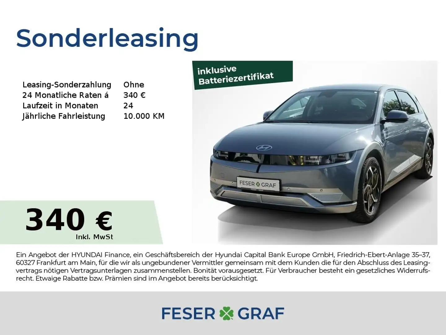 Hyundai IONIQ 5 TECHNIQ PANO ASSIST-PAKET NAVI CAM SHZ Bleu - 1