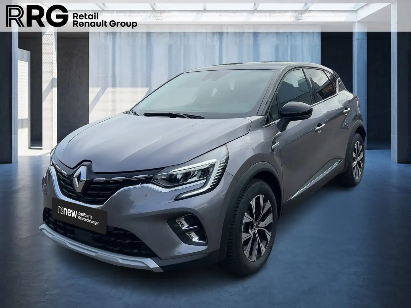 Renault Captur II TCe 140 EDC Techno Kamera SHZ LED Navi Grau - 1