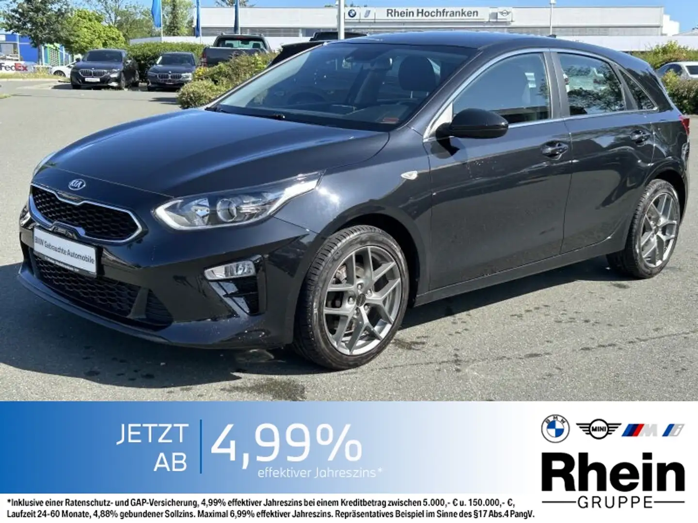 Kia Ceed / cee'd Ceed 1.4 Attract RFK NAVI LHZ SHZ 8-fach Negro - 1