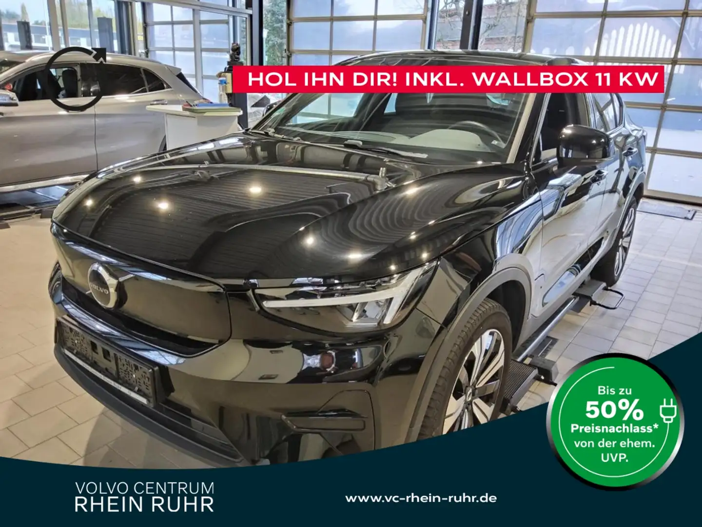 Volvo C40 PURE ELECTRIC CORE LM19+WINTERPAK+KAMERA+DAB Grau - 1