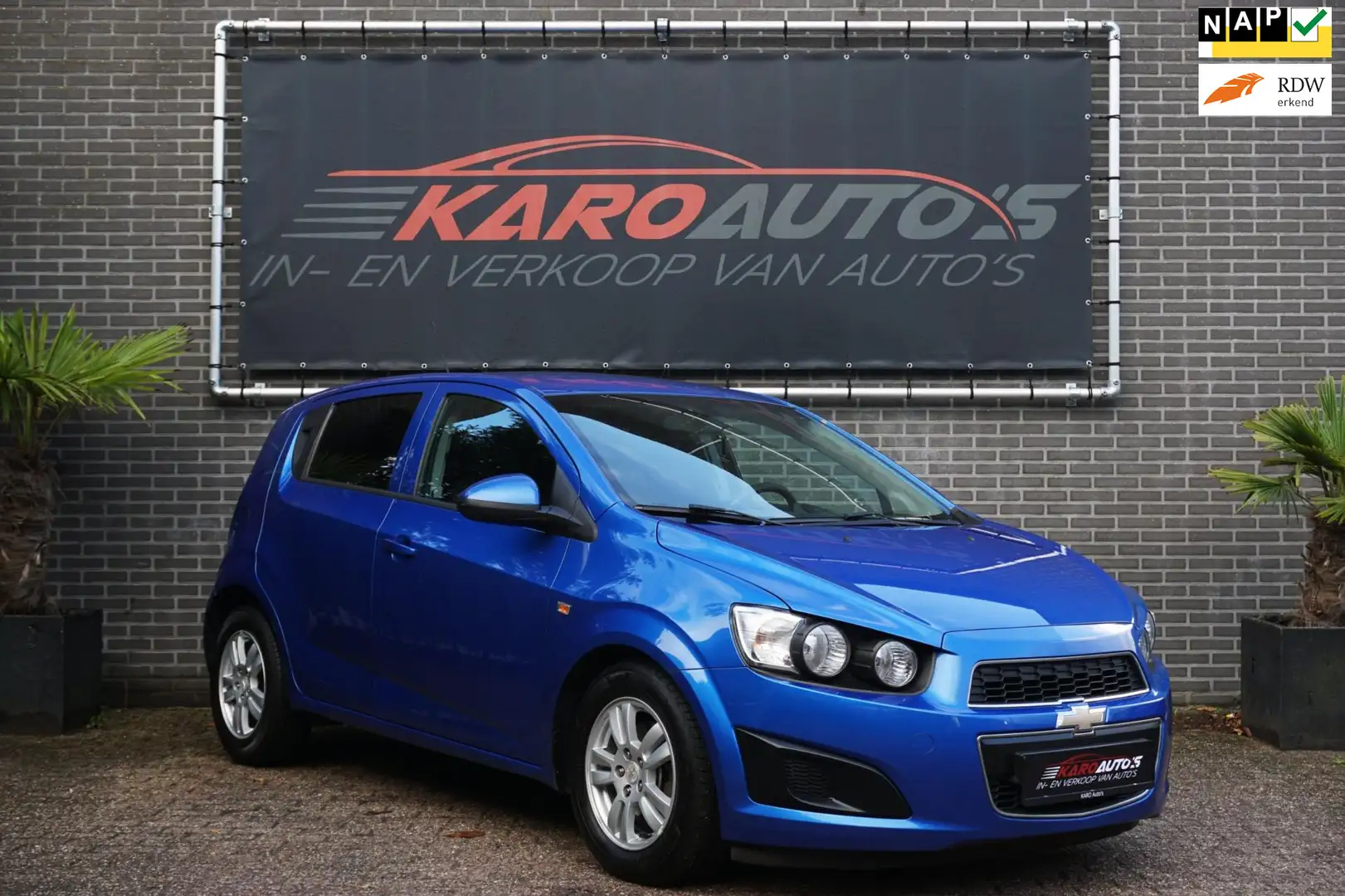 Chevrolet Aveo 1.3D LT Airco Cruise Elek Rmn Usb Lmv APK NAP Bleu - 1