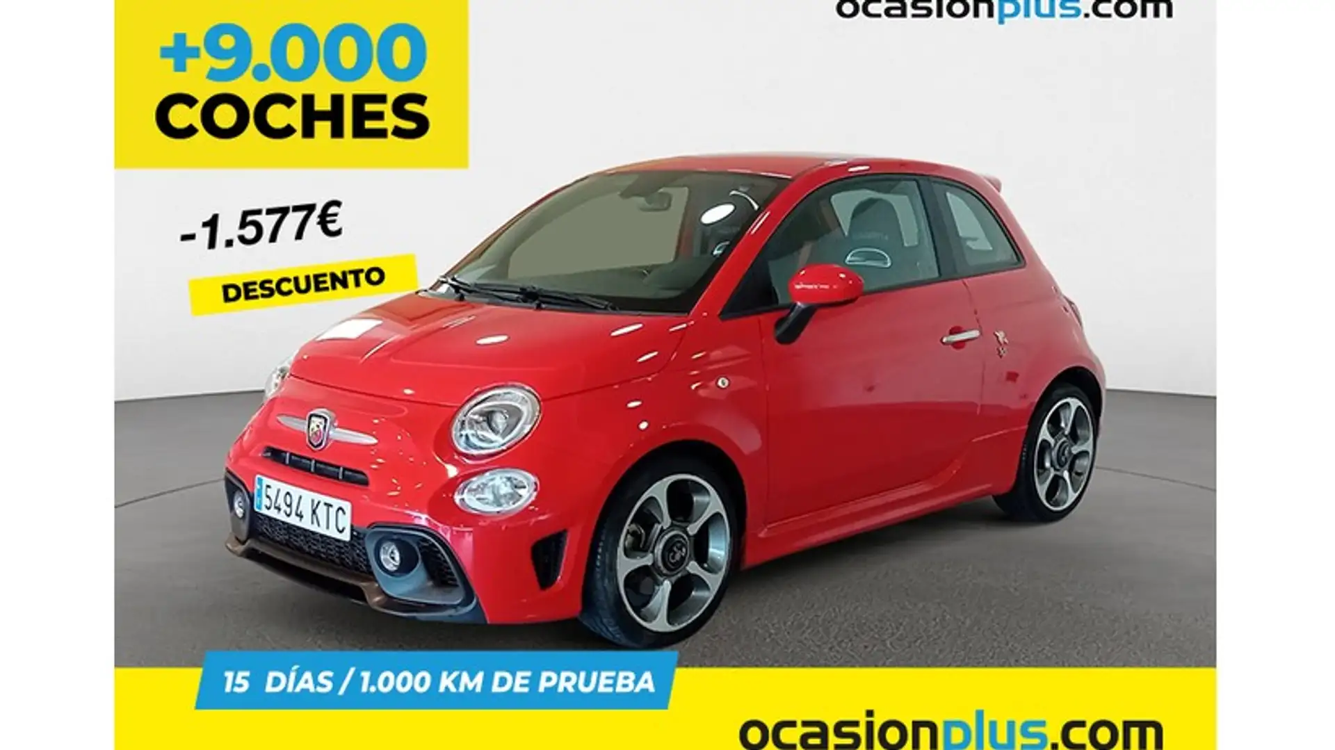 Abarth 595 1.4T JET 107KW Rojo - 1