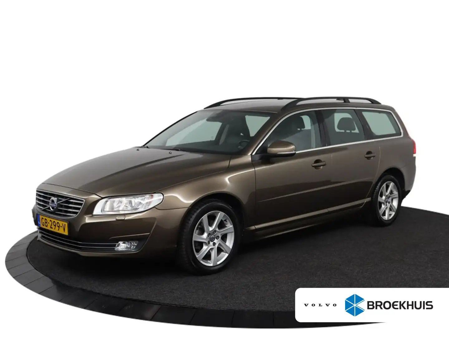 Volvo V70 1.6 T4 Nordic+ | Stoelverwarming | Lederen interie Bruin - 1