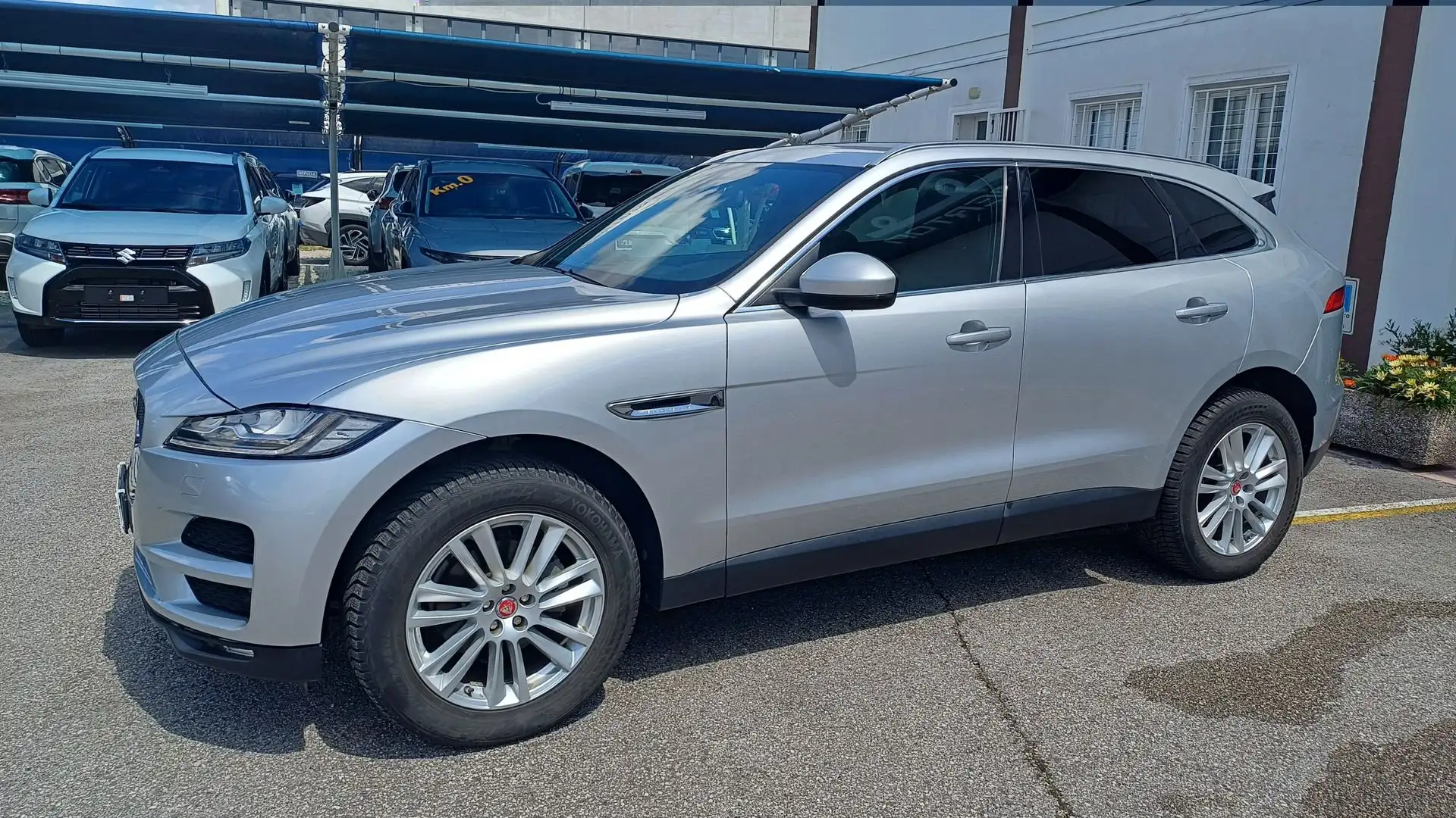 Jaguar F-Pace 2.0d 180 CV AWD aut. Prestige ( NO VINCOLO FINANZ Argento - 2