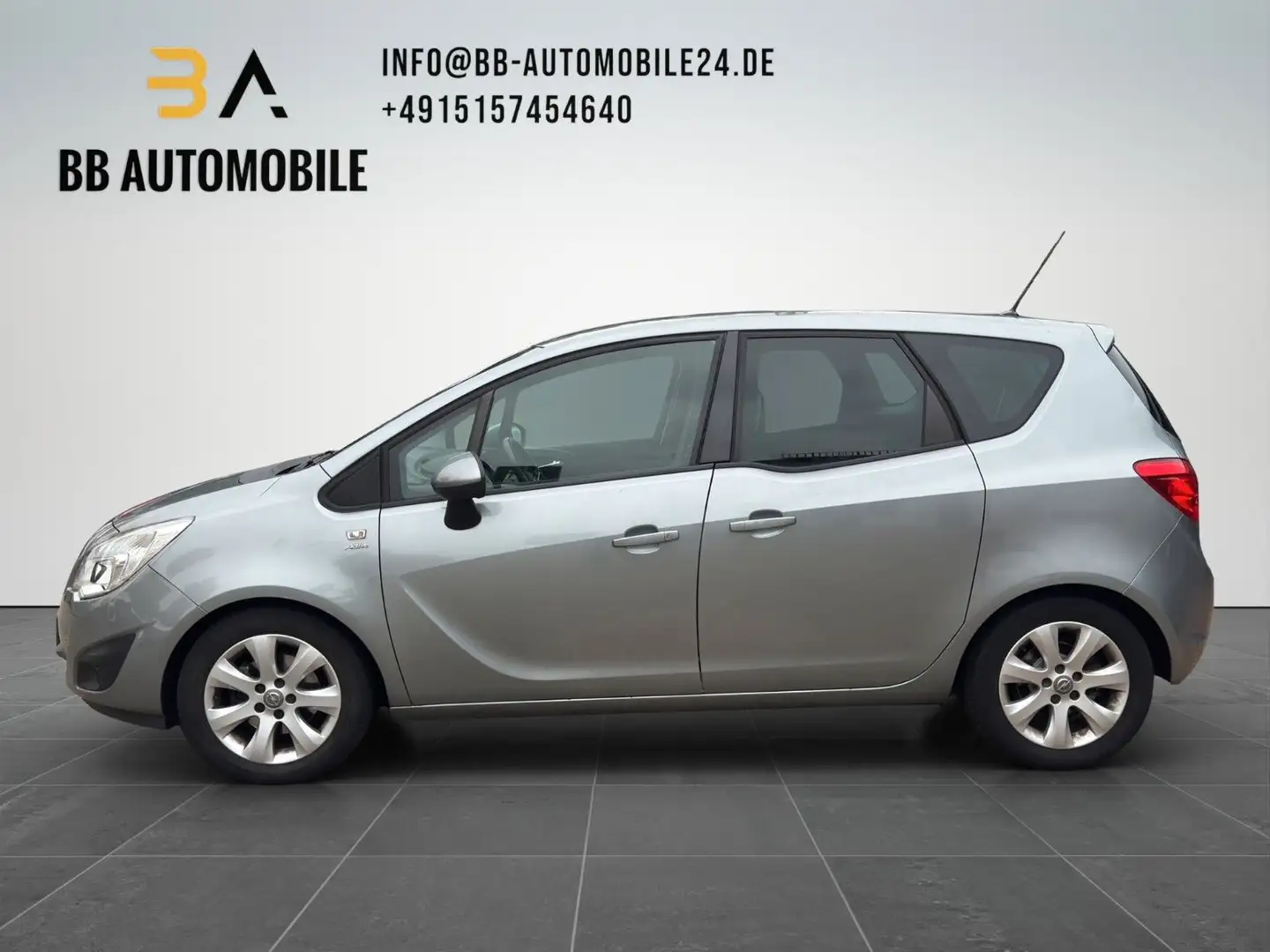 Opel Meriva B Active AUTO.M KLIMA SHZ TEMPO AHK PDC Silber - 2