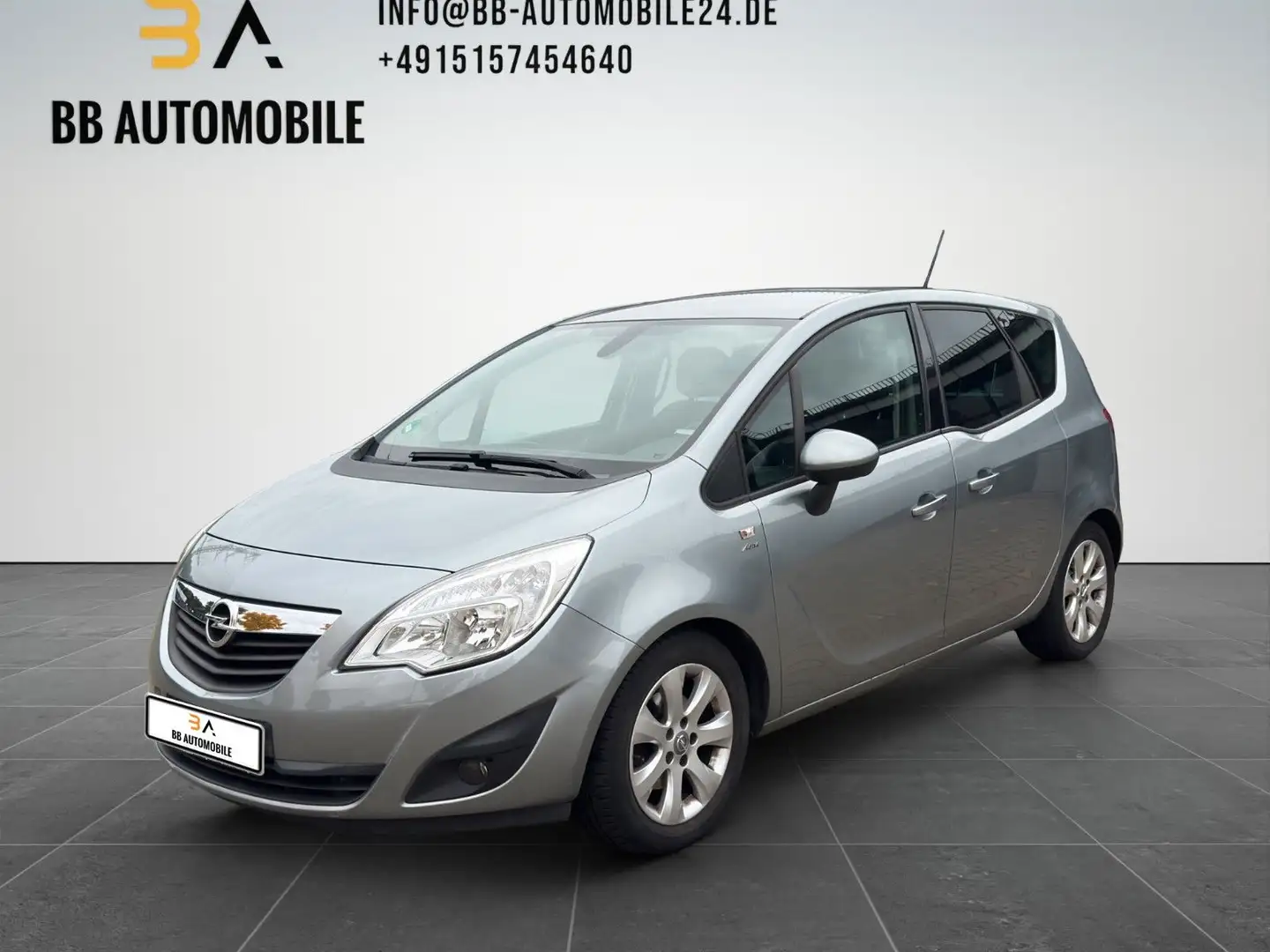 Opel Meriva B Active AUTO.M KLIMA SHZ TEMPO AHK PDC Silber - 1