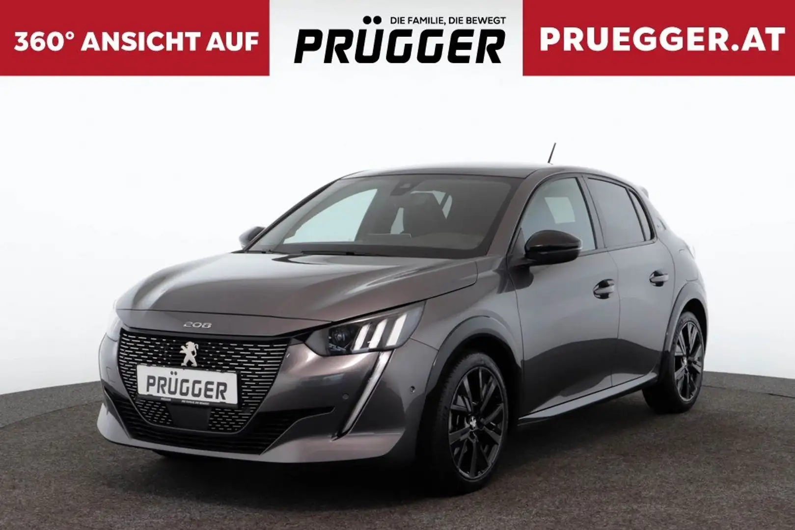 Peugeot 208 GT Pack Pure Tech 130 Autom NAVI LED GLASDACH Grau - 1