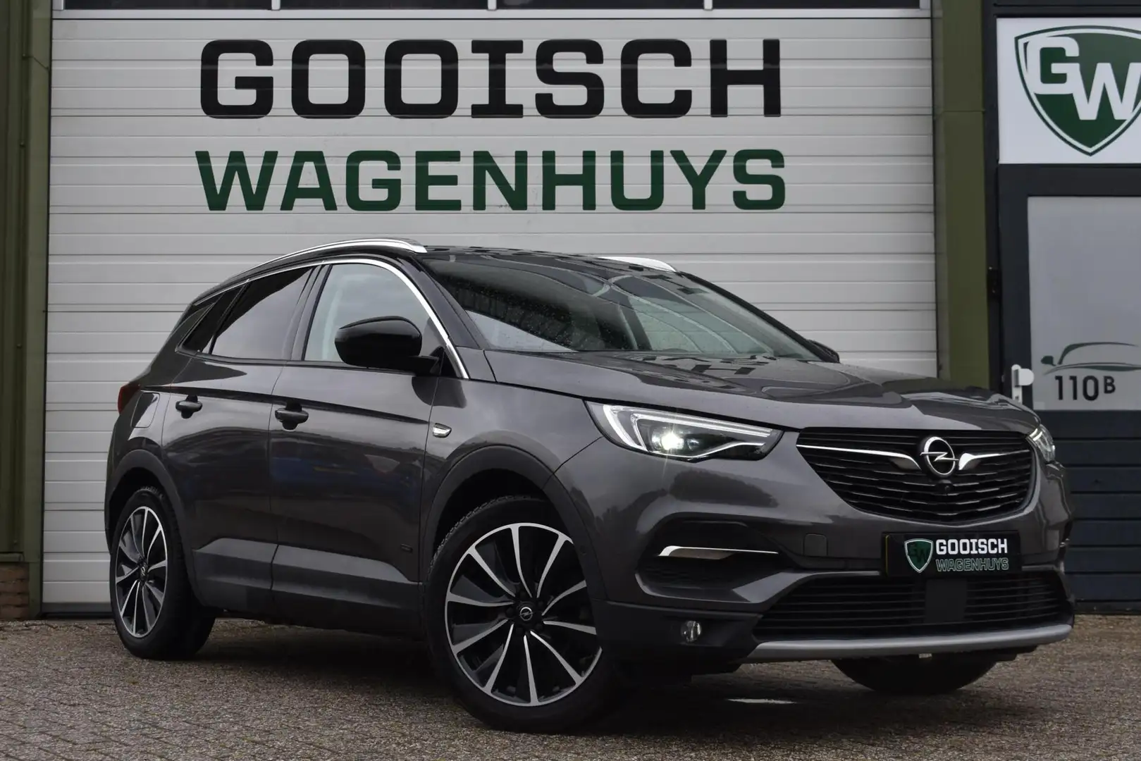 Opel Grandland X 1.6 Turbo Hybrid Elegance | Bomvol | Leder | Grijs - 2