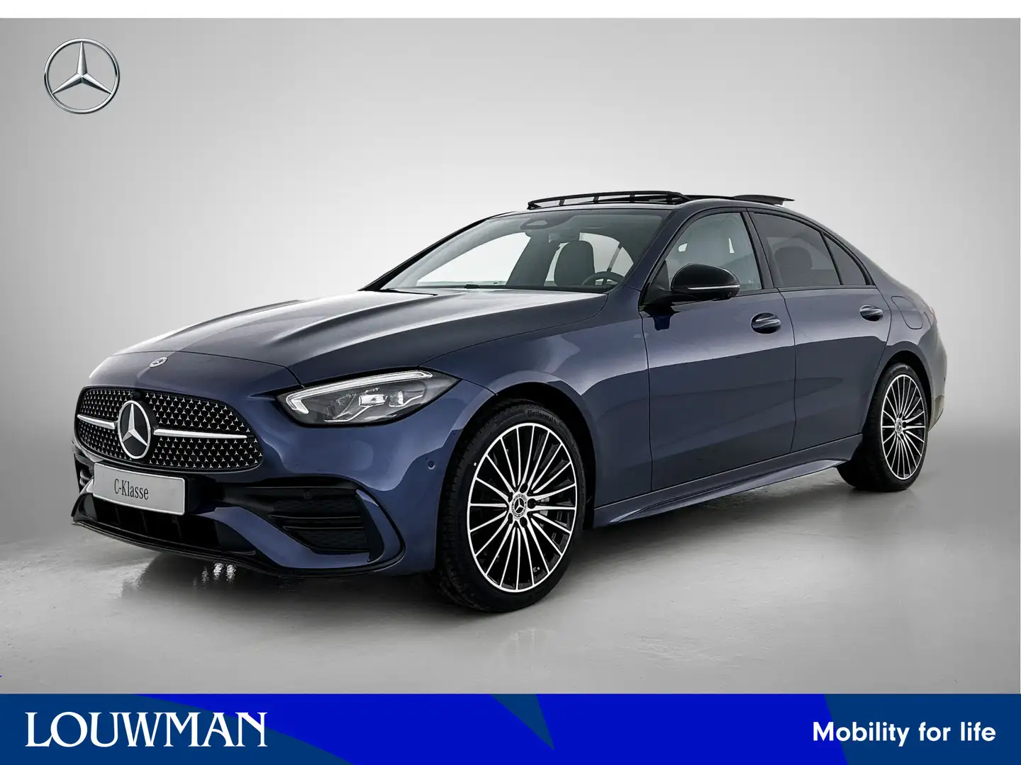 Mercedes-Benz C 300 e Business Solution AMG | Nightpakket | Trekhaak | Blau - 1