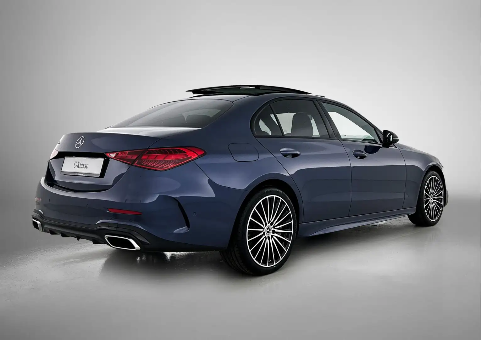 Mercedes-Benz C 300 e Business Solution AMG | Nightpakket | Trekhaak | Blau - 2