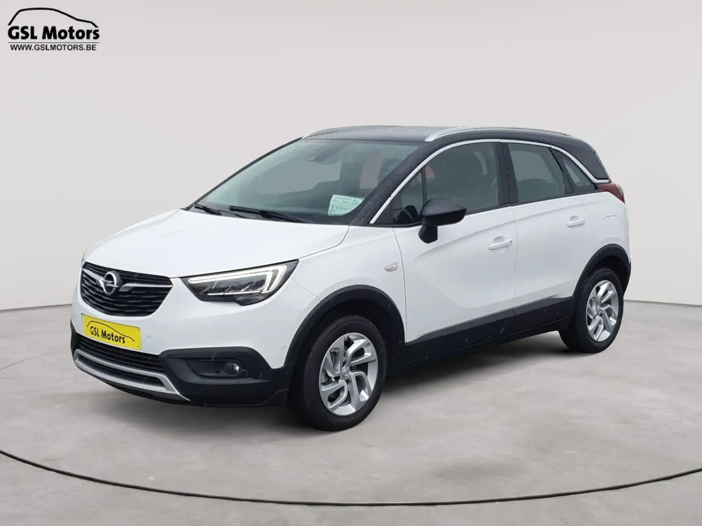 Opel Crossland X 1.2 110cv blanc 06/21 20968km Airco GPS Cruise USB Wit - 1