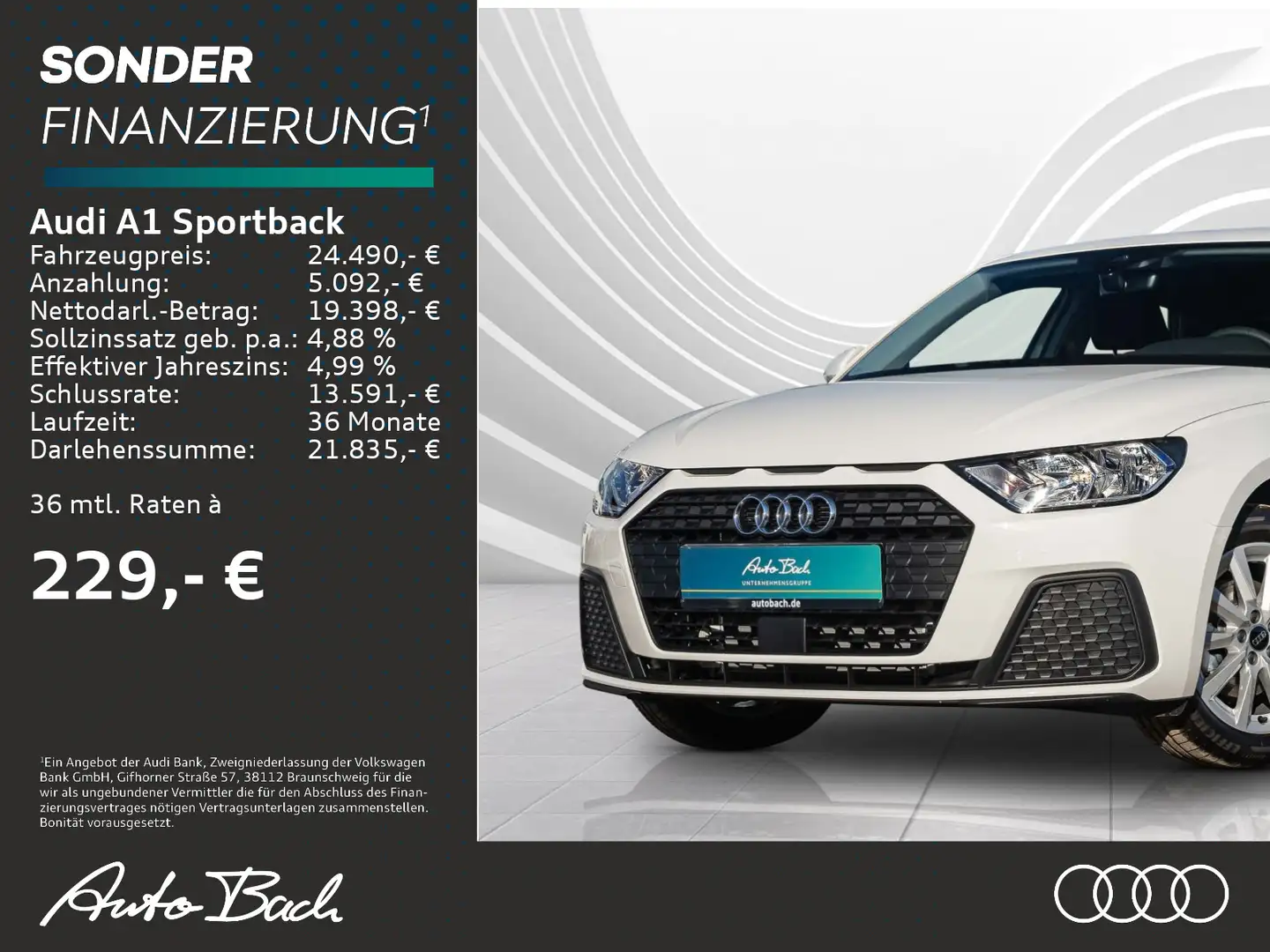 Audi A1 30TFSI Stronic Klimaautomatik Sitzh White - 1