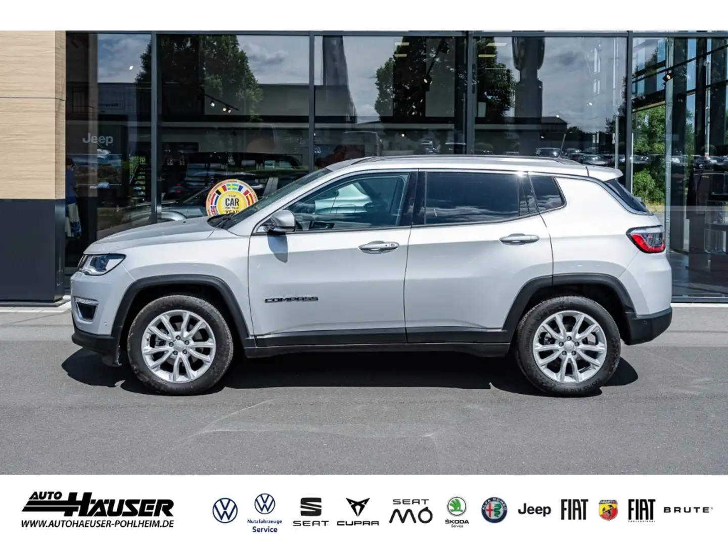 Jeep Compass Limited 1.3 MultiAir NAVI KAMERA ACC EL. HECKKL. Zilver - 2