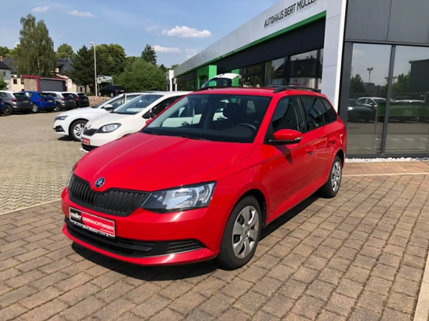 Skoda Fabia Combi Cool & Sound TSI Klima el. FH ZV Czerwony - 2