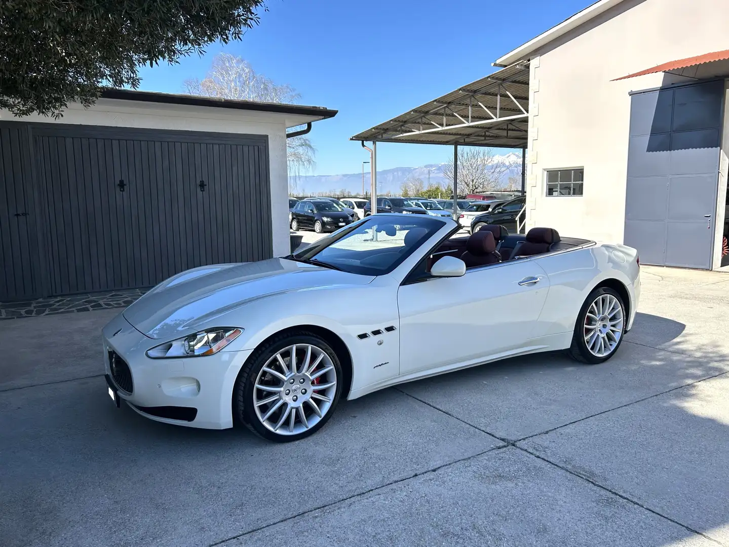Maserati GranCabrio 4.7 450cv Full Pelle rosso Cartier Uff. Italiana White - 1