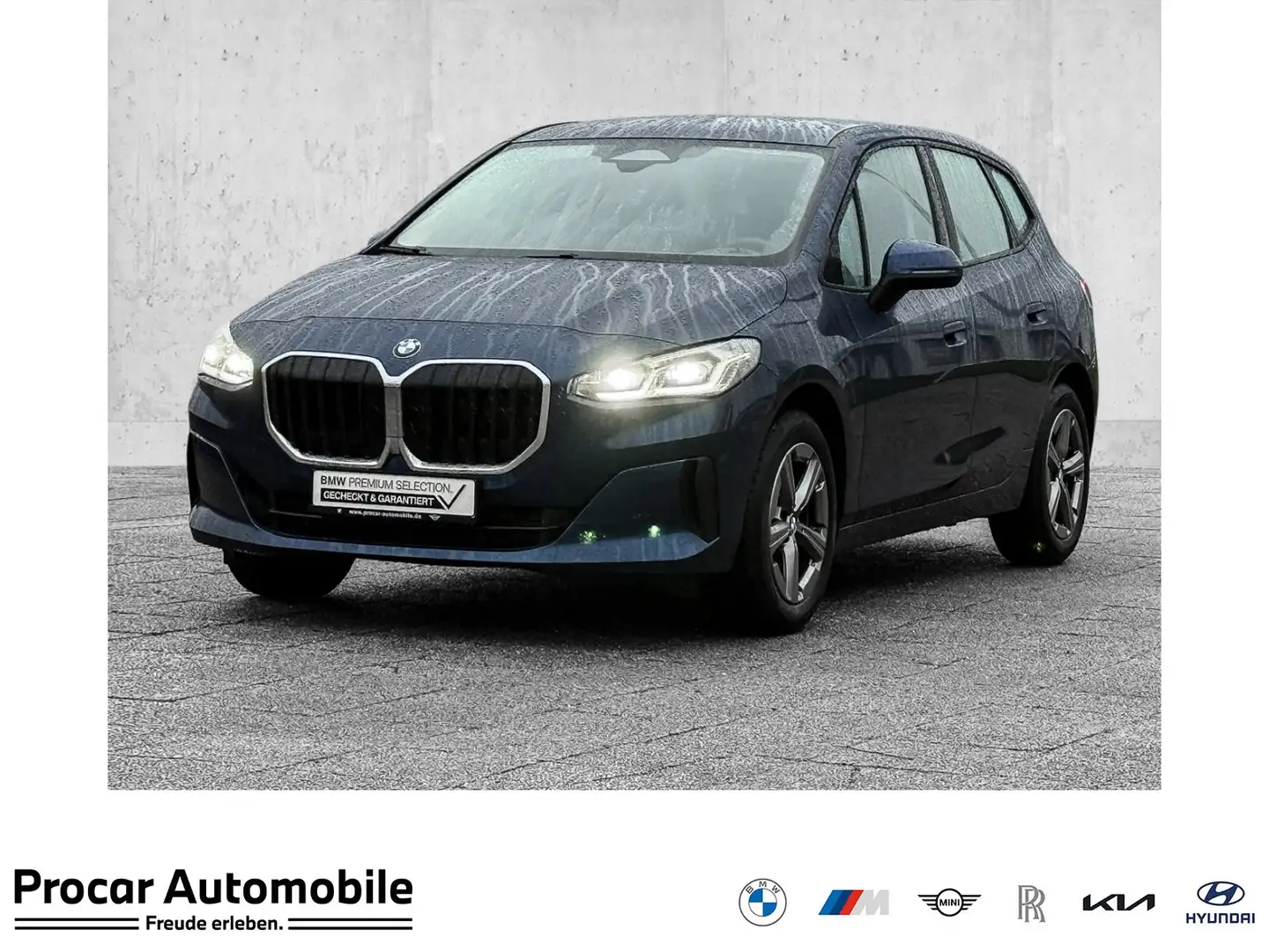 BMW 220 i ACTIVE TOURER+AHK+LED+NAVI+PREMIUM-PAKET+UVM. Blau - 1
