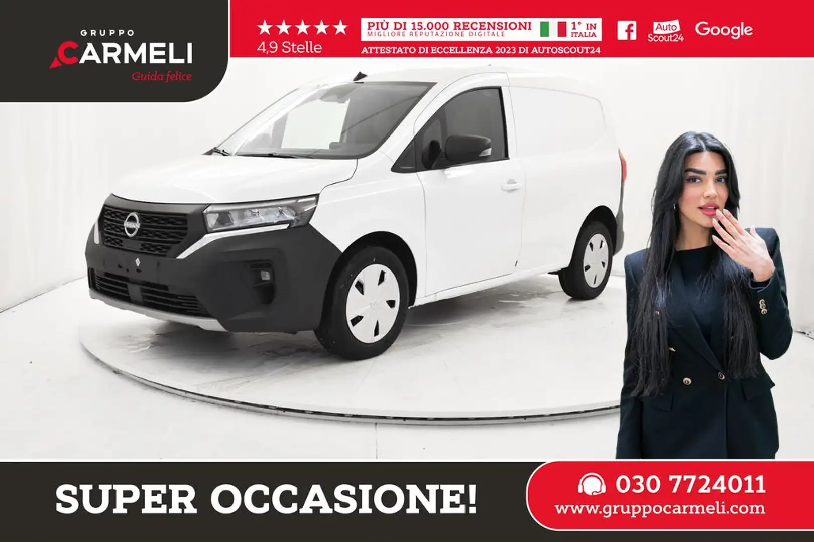 Nissan Townstar van 1.3 130cv N-Connecta -AUTOCARRO-IVA ESCLUSA Alb - 1