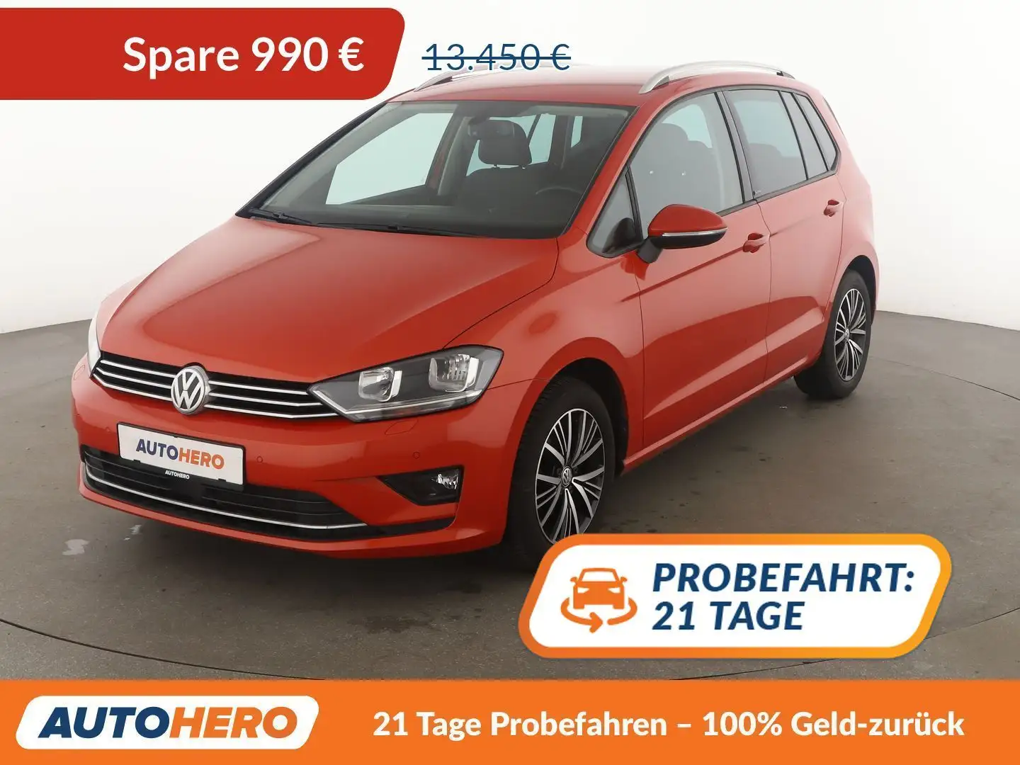 Volkswagen Golf Sportsvan 1.2 TSI Allstar BMT*TEMPO*AHK* Orange - 1