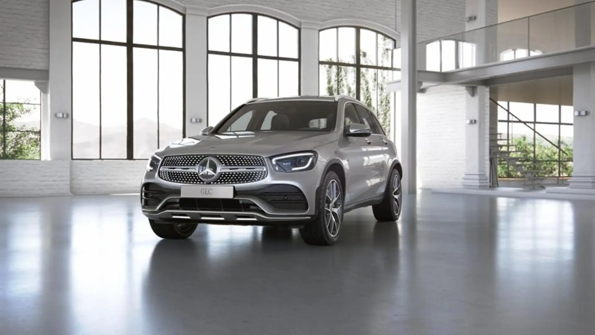 Mercedes-Benz GLC 300 de 4MATIC 360 ACC AHK AUT Akustikglas LM Silber - 1