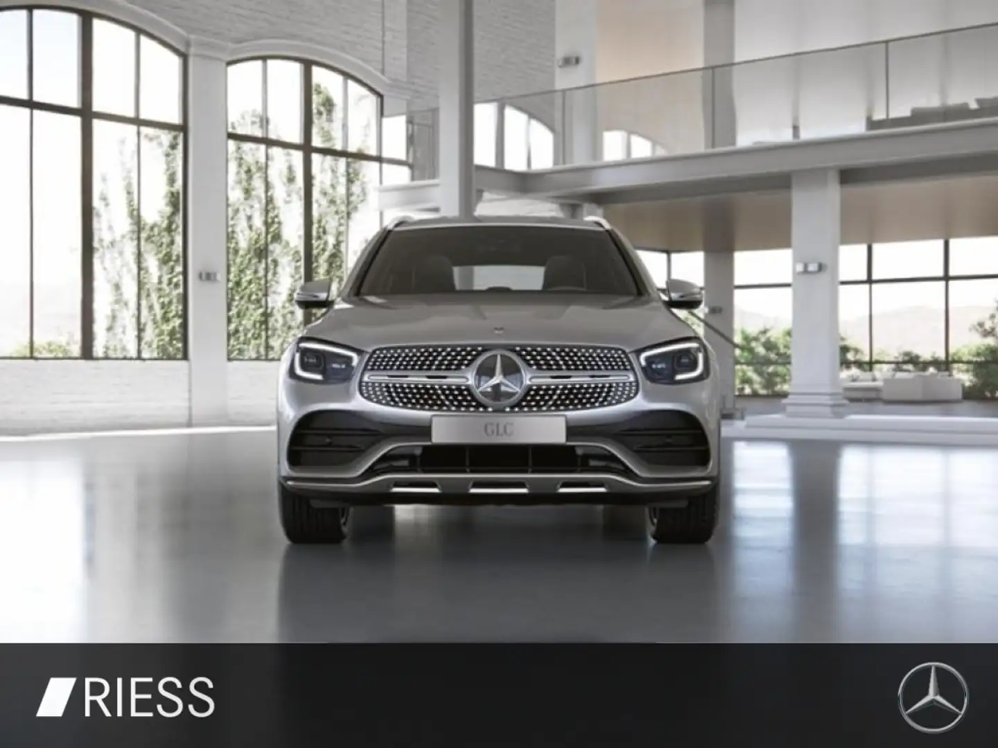 Mercedes-Benz GLC 300 de 4MATIC 360 ACC AHK AUT Akustikglas LM Silber - 2