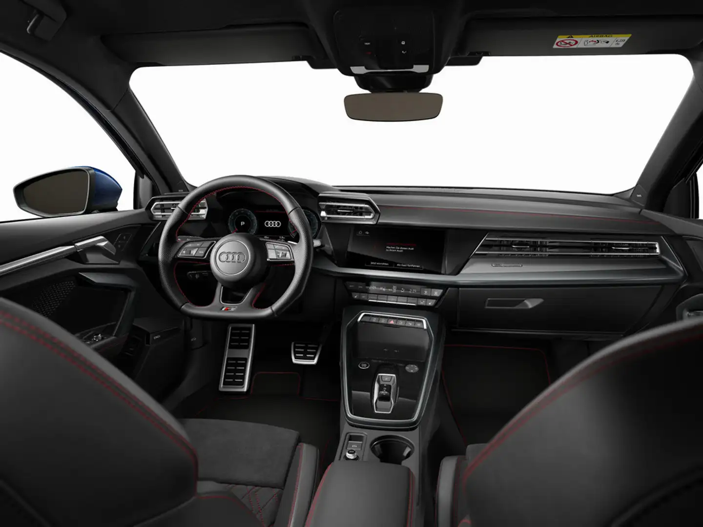 Audi A3 Limousine 30 TFSI S line SONOS,SHZ,AHK,PDC Blau - 2