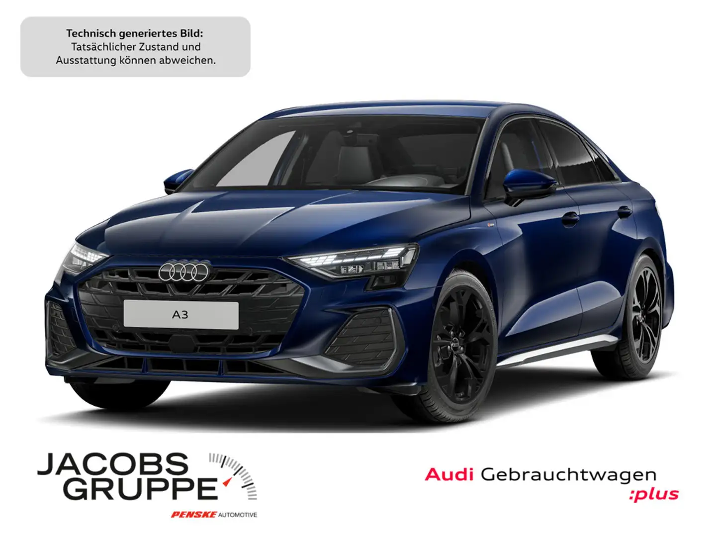 Audi A3 Limousine 30 TFSI S line SONOS,SHZ,AHK,PDC Blau - 1