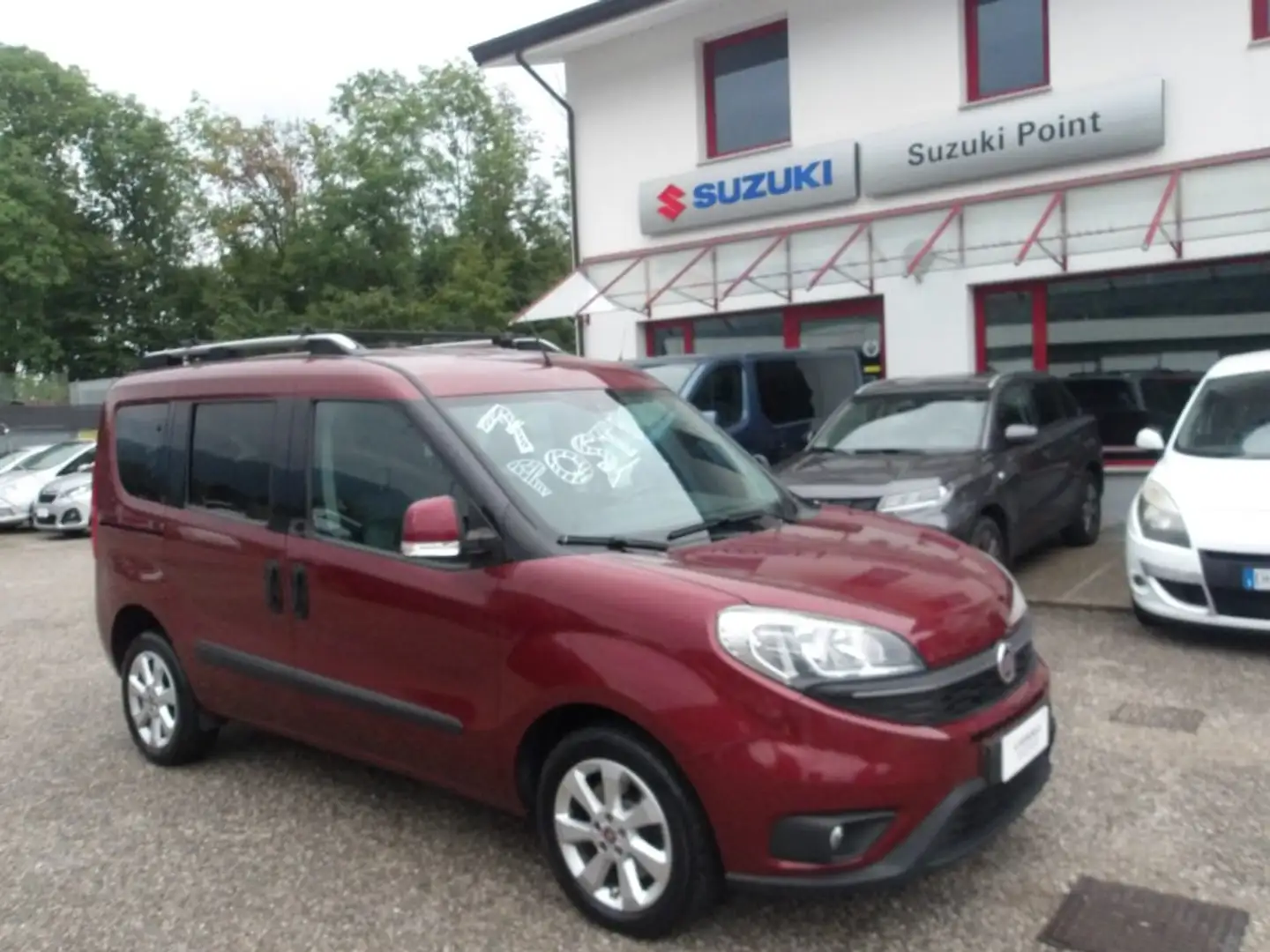 Fiat Doblo 1.6Mjt 120CV 7 POSTI EU6 GANCIO TRAINO Rosso - 1