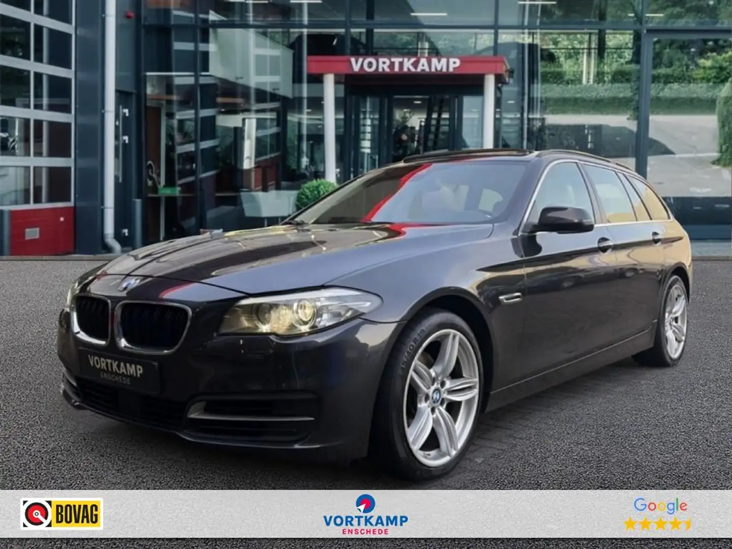 BMW 520 520 D HIGH EXECUTIVE PANO-DAK/CAMERA/MEMORY/HUD/AC Grijs - 1
