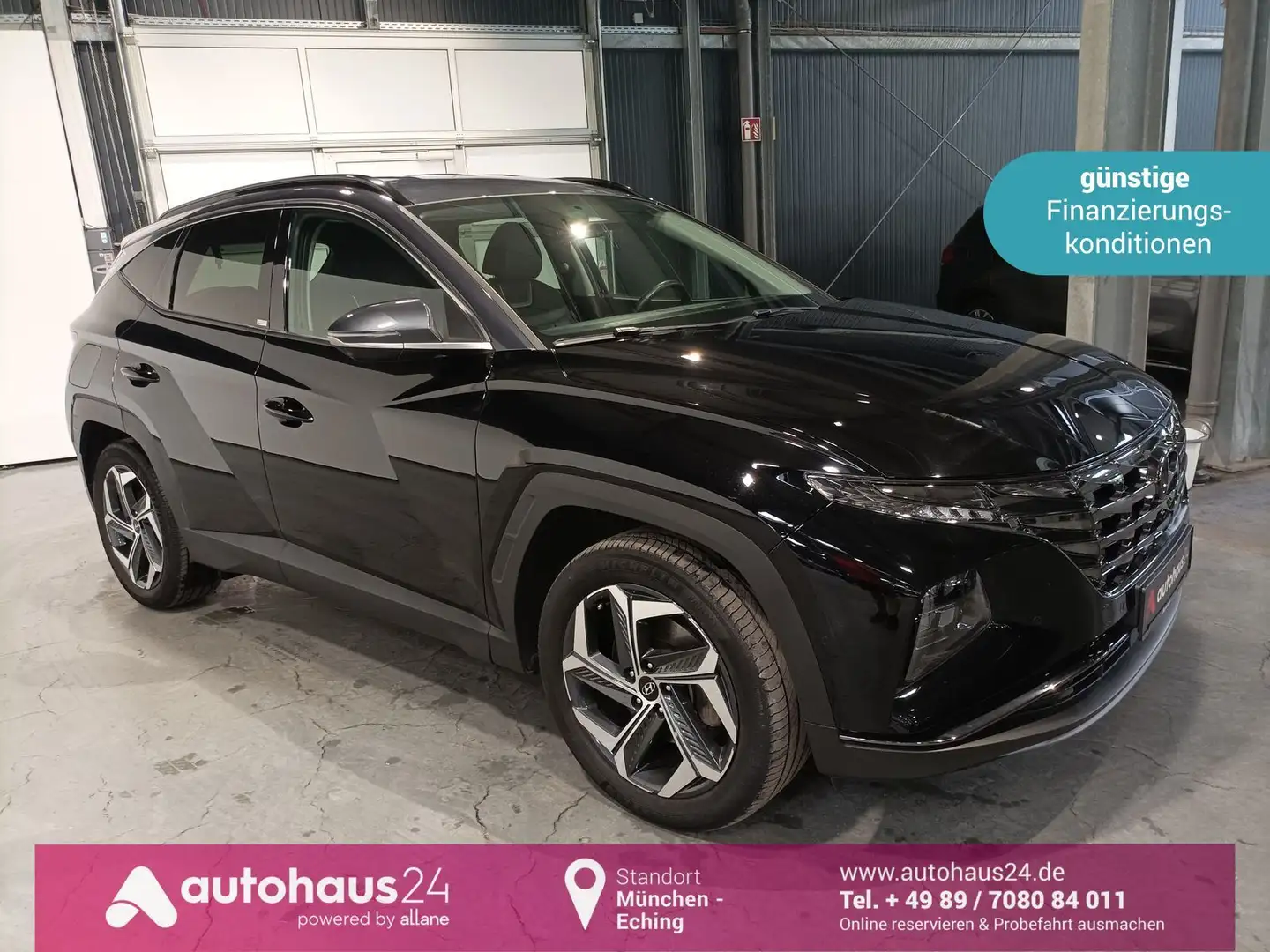 Hyundai TUCSON 1.6 T-GDI Prime PHEV|4WD|LED|Kamera|ACC Zwart - 1