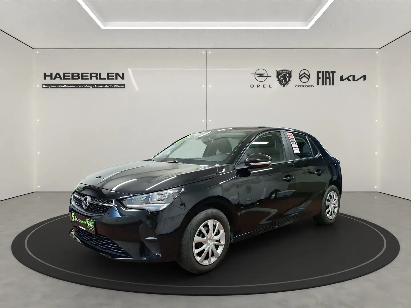 Opel Corsa F 1.2 Edition KAM PDC SpurH Schwarz - 2