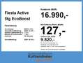 Ford Fiesta Active 5tg Navi App LED Tempomat Sitzheiz Noir - thumbnail 4