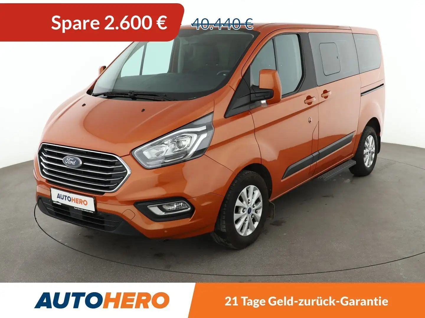 Ford Tourneo Custom 2.0 TDCi 320 L1 Trend Aut.*TEMPO*CAM*PDC*ALU* Orange - 1