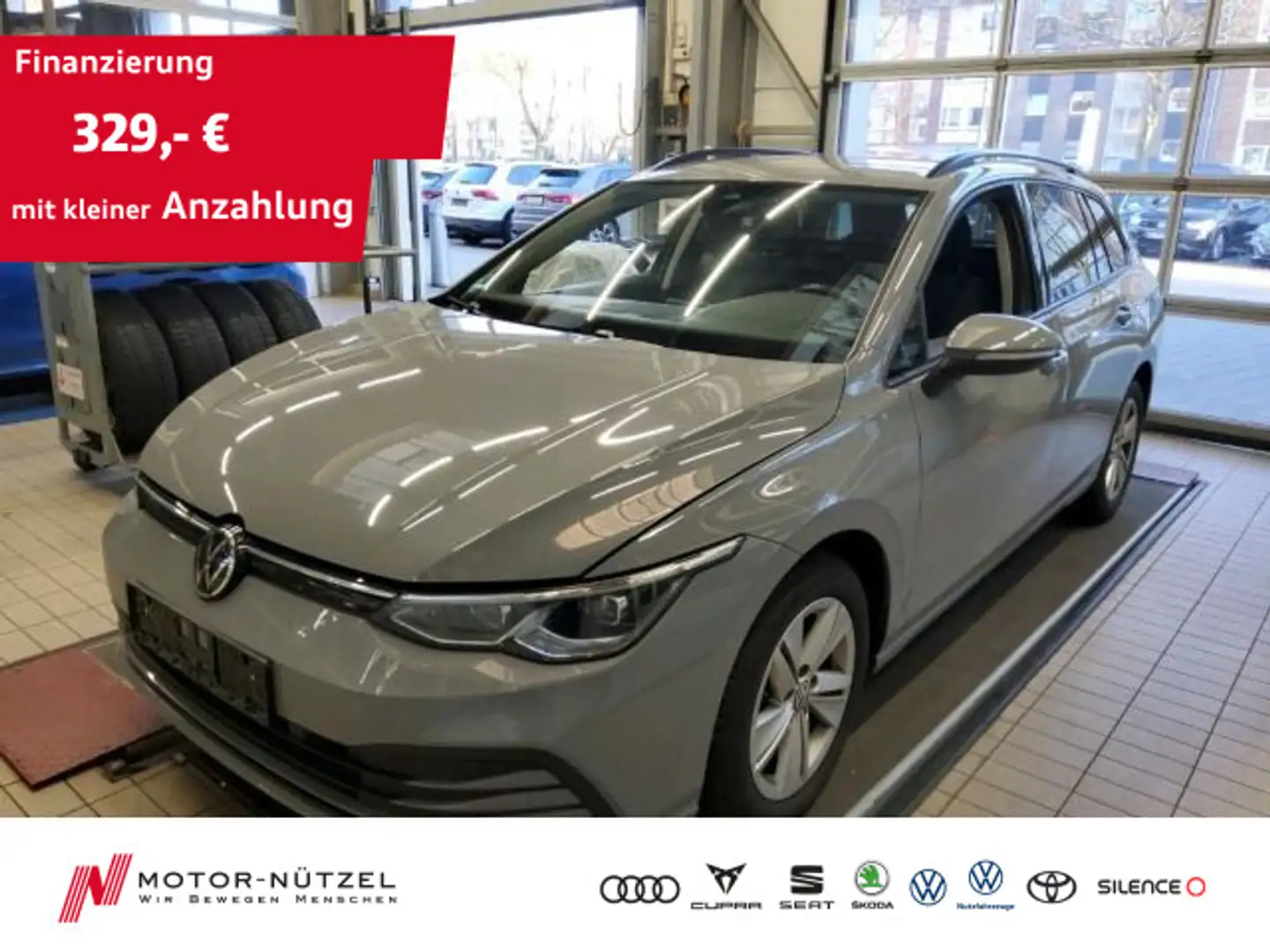 Volkswagen Golf Variant Golf VIII Variant 1.5 TSI 5JG+LEDplus+NAVI+AHK Grau - 1