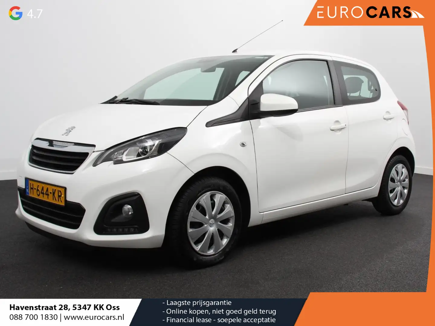 Peugeot 108 1.0 e-VTi Active Airco  Bluetooth Led 5 deurs Wit - 1