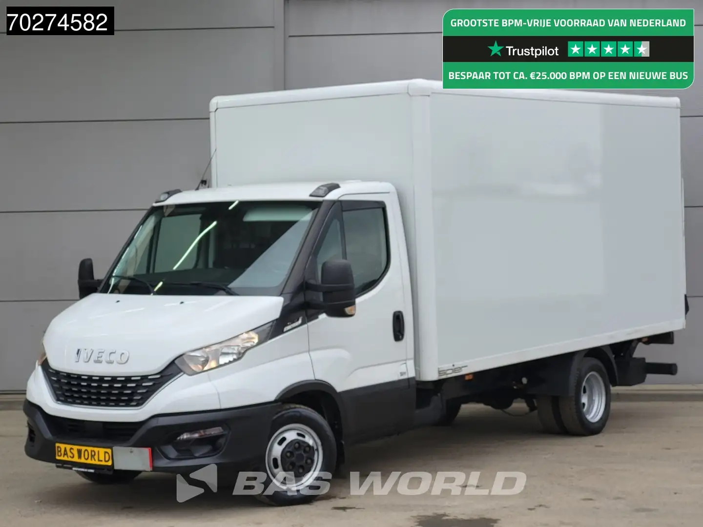 Iveco Daily 35C16 Automaat Laadklep Bakwagen Airco Camera Meub Wit - 1
