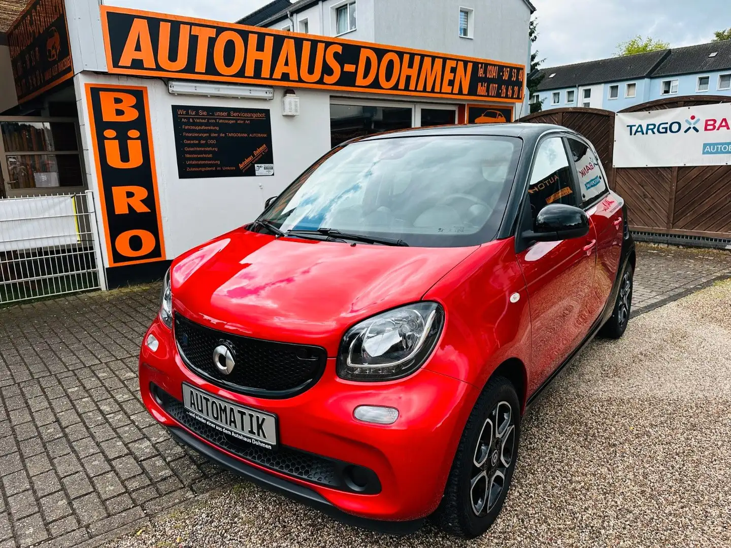 smart forFour electric drive/ EQ+Navi+Klima+Sitzheizug Rouge - 1