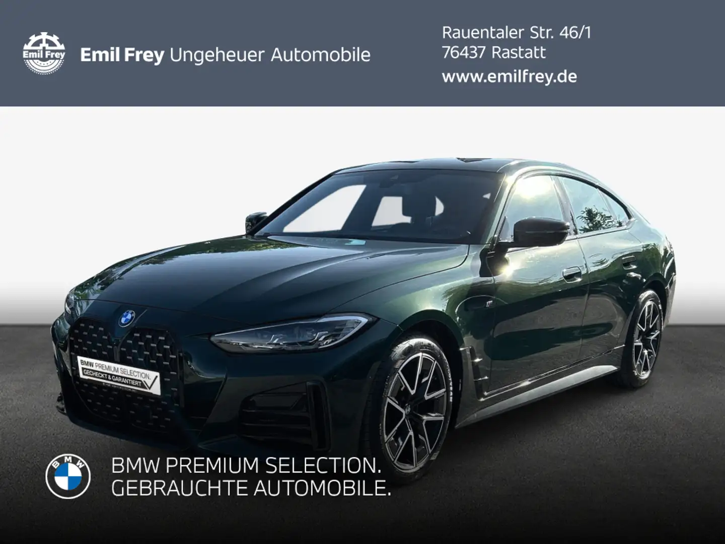 BMW 420 420i Gran Coupe Sportpaket Groen - 1