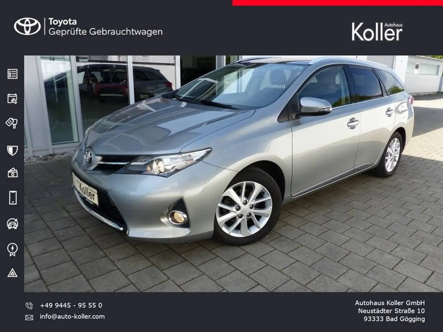 Toyota Auris Auris TS 1.6 Edition Klimaaut Kamera PANO BT AHK Argent - 1